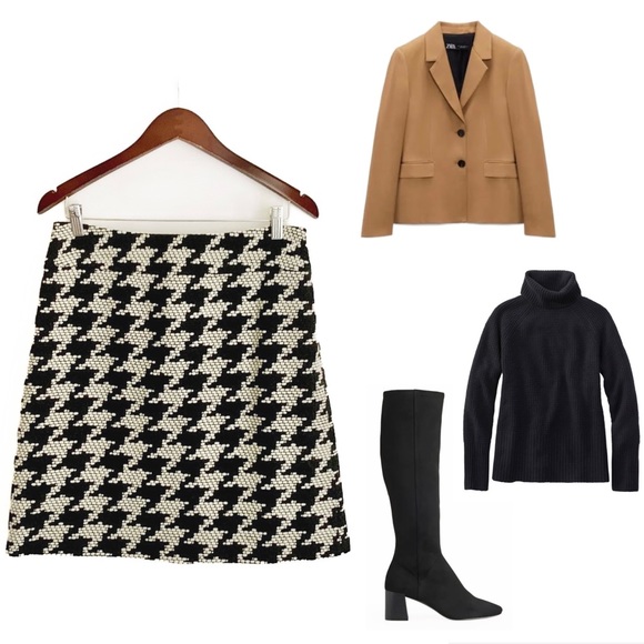 Talbots Houndstooth Skirt - Picture 4 of 15